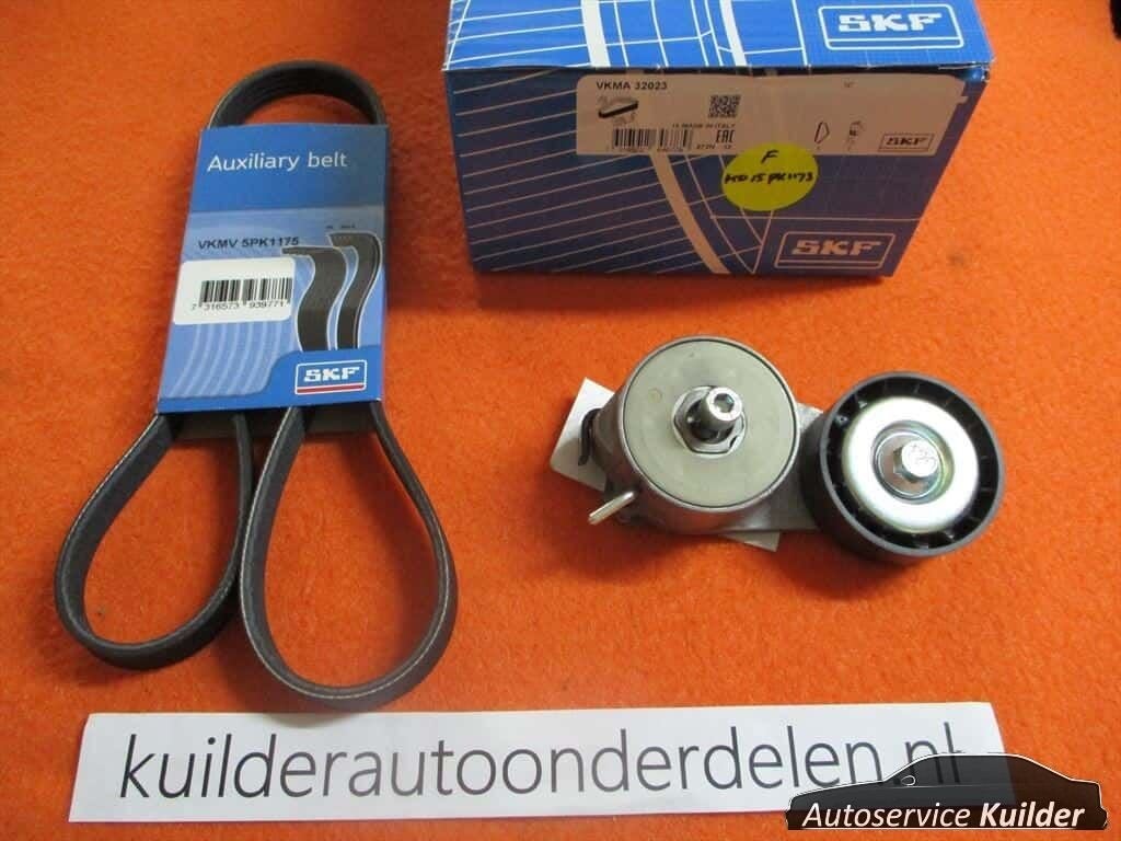 Spanrol + Multiriem Fiat Punto 500 500c 1,4tjet SKF Nieuw, Neuf, -, Fiat, -
