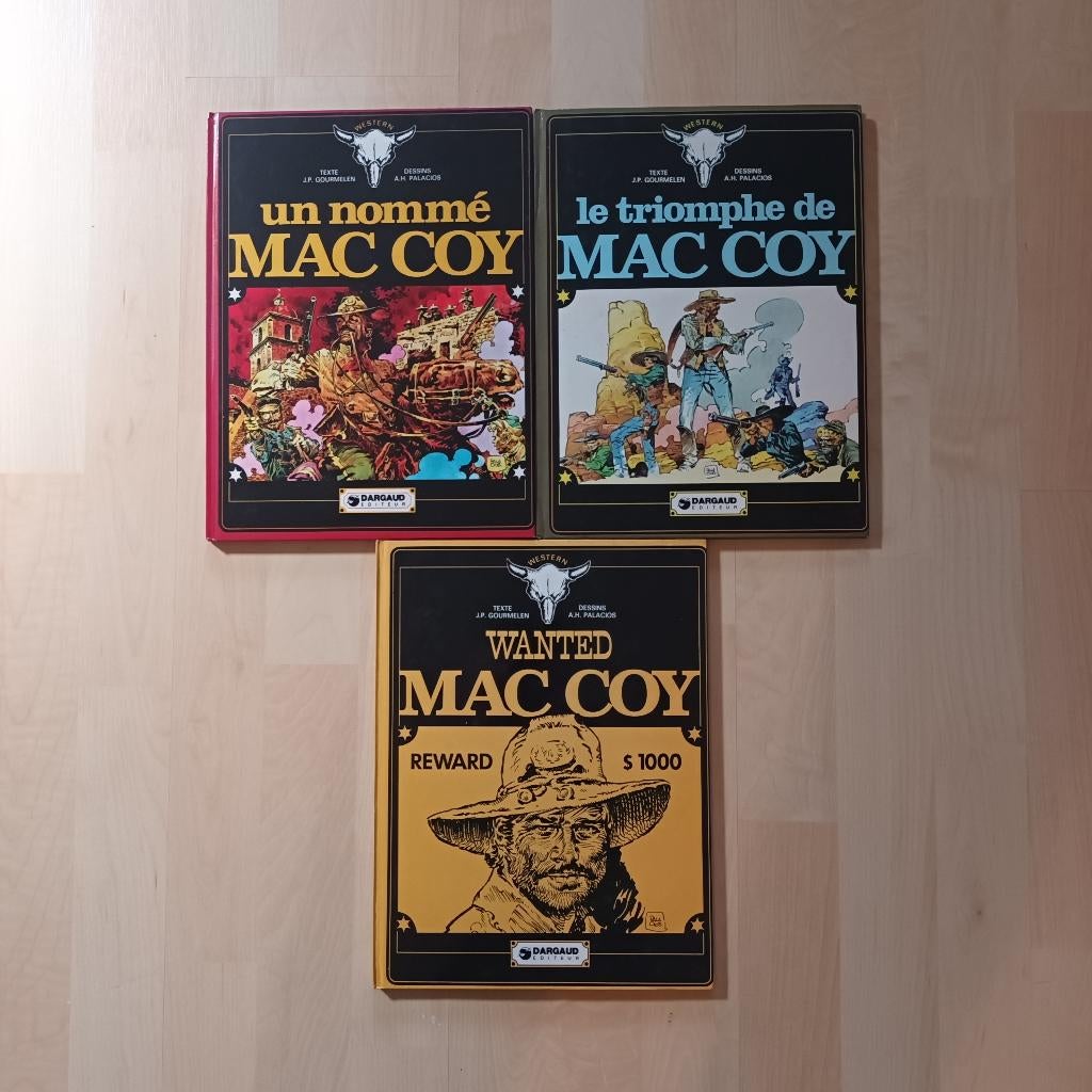 BD Mac Coy lot de 3 tomes, Boeken, Meerdere stripboeken, Ophalen of Verzenden, Zo goed als nieuw, Gourmelen - Palacios