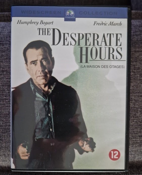 Dvd film 'The Desperate Hours' met Humphrey Bogart, Ophalen, Nederlands, Zo goed als nieuw, 1940 tot 1960