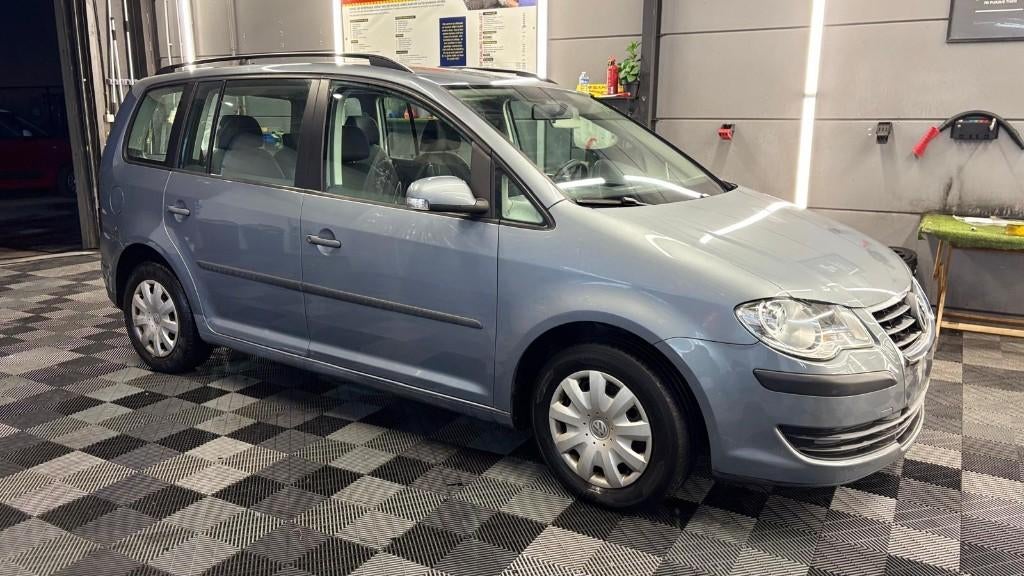VW Touran 1.9 TDI DSG AUTOMATIQUE 11/2007 109000km, Autos, Argent ou Gris, Achat, Entreprise, Alarme