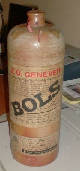 Factice BOLS - grote fles, Ophalen