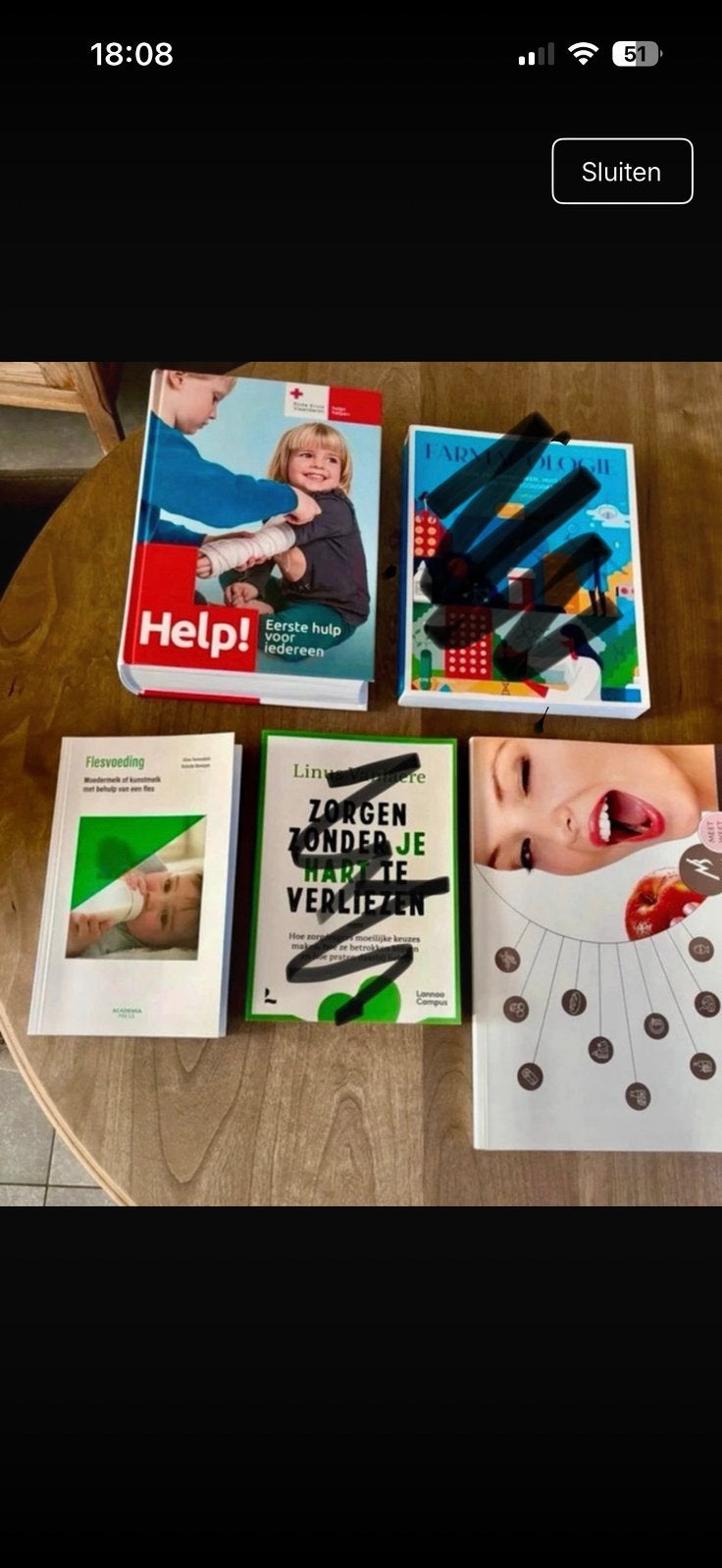 Studieboeken vroedkunde 2de jaar bachelor Vives Kortrijk, Boeken, Ophalen