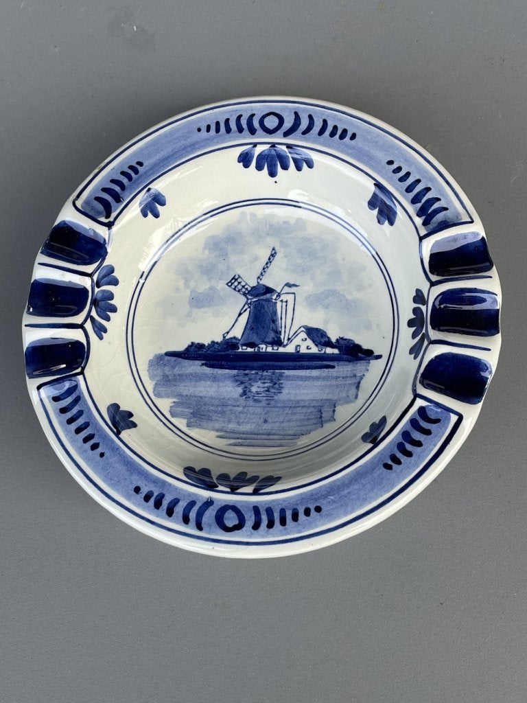asbak in Delfts blauw, handgeschilderd, Antiek en Kunst, Ophalen