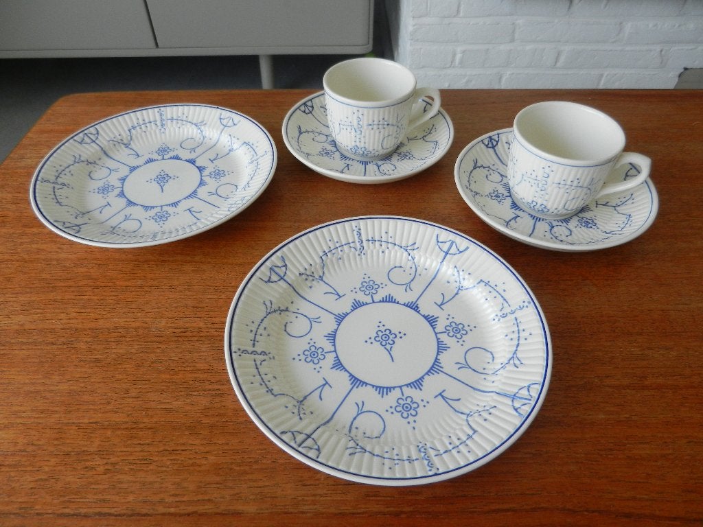 Royal Boch Copenhague ontbijtsetje (2 stuks) - ongebruikt, Huis en Inrichting, Keuken | Servies, Nieuw, Ophalen of Verzenden, Royal Boch