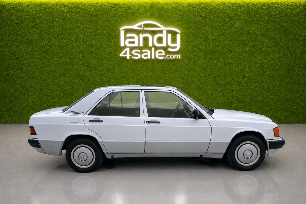 Mercedes 190D, automaat, bj 1989, oldtimer, 100% roestvrij, Auto's, Automaat, Open dak, Wit, Mercedes-Benz