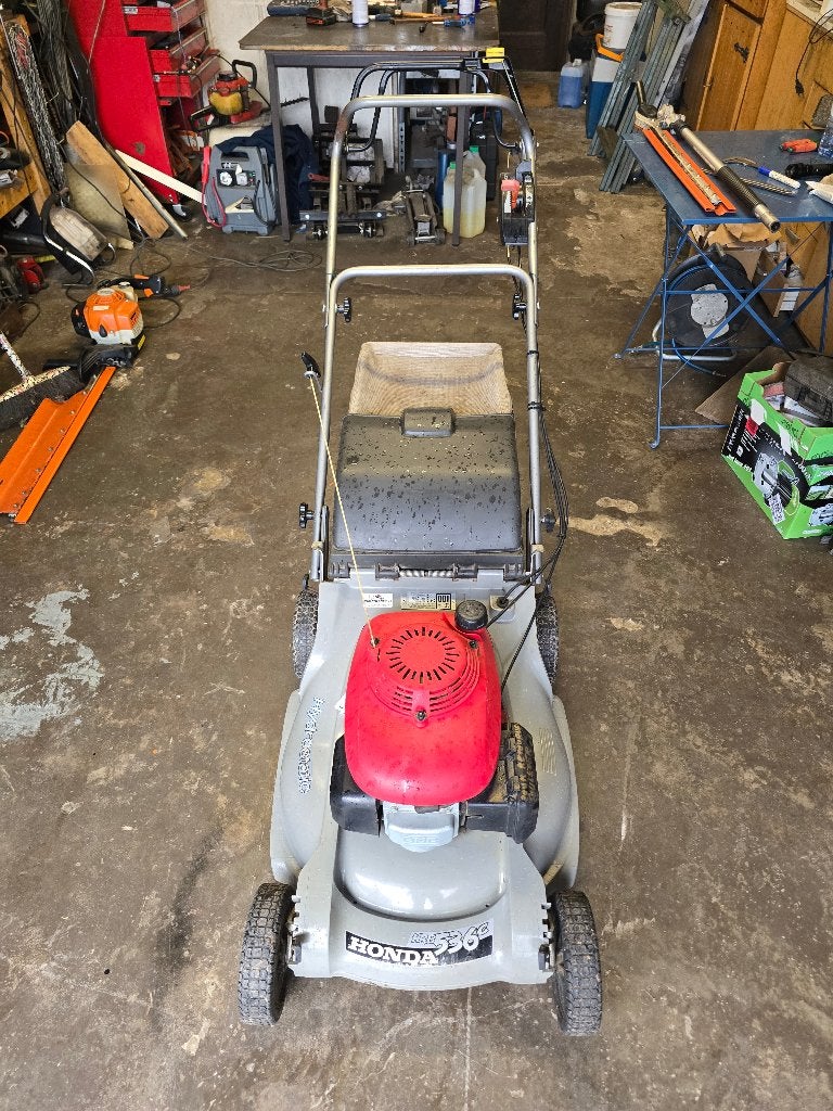 Tondeuse thermique autotractée honda, Tuin en Terras, Grasmaaiers, Honda, Gebruikt, Benzine-grasmaaier, 50 cm of meer