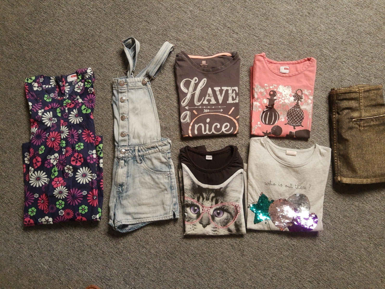 pakket meisjeskleding 134/9j, Kinderen en Baby's, Ophalen