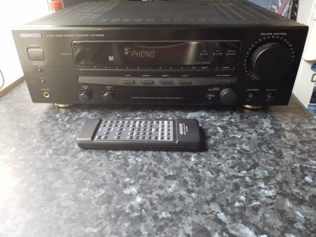 Kenwood KR - V 6050 , 2 x 100 Watts RMS bij 8 ohm ,, Audio, Tv en Foto, Versterkers en Ontvangers, Stereo, 120 watt of meer, Marantz