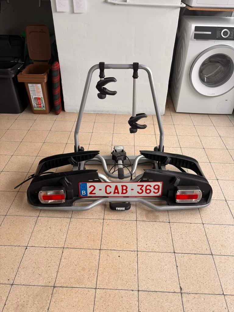 Thule EP916, Autos : Divers, Porte-vélos, Support d'attelage, 2 vélos, Comme neuf, Vélo électrique