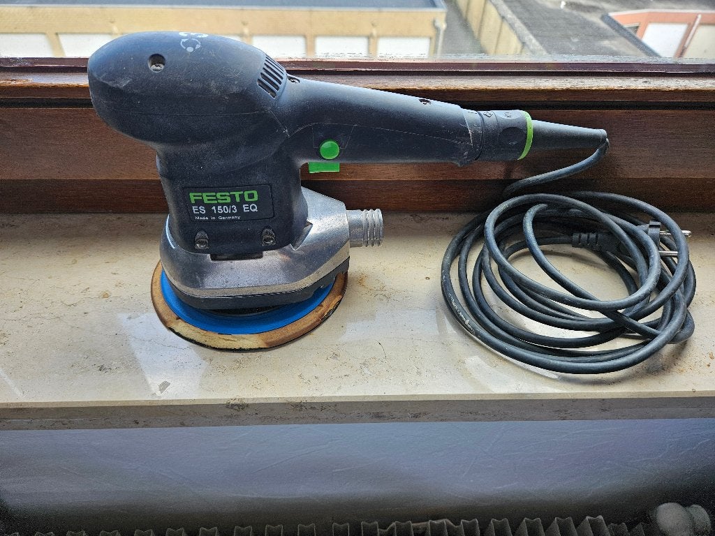 FESTOOL ETS 150/3 EQ Excentrische Schuurmachine, Ophalen of Verzenden, Gebruikt, Excentrische schuurmachine
