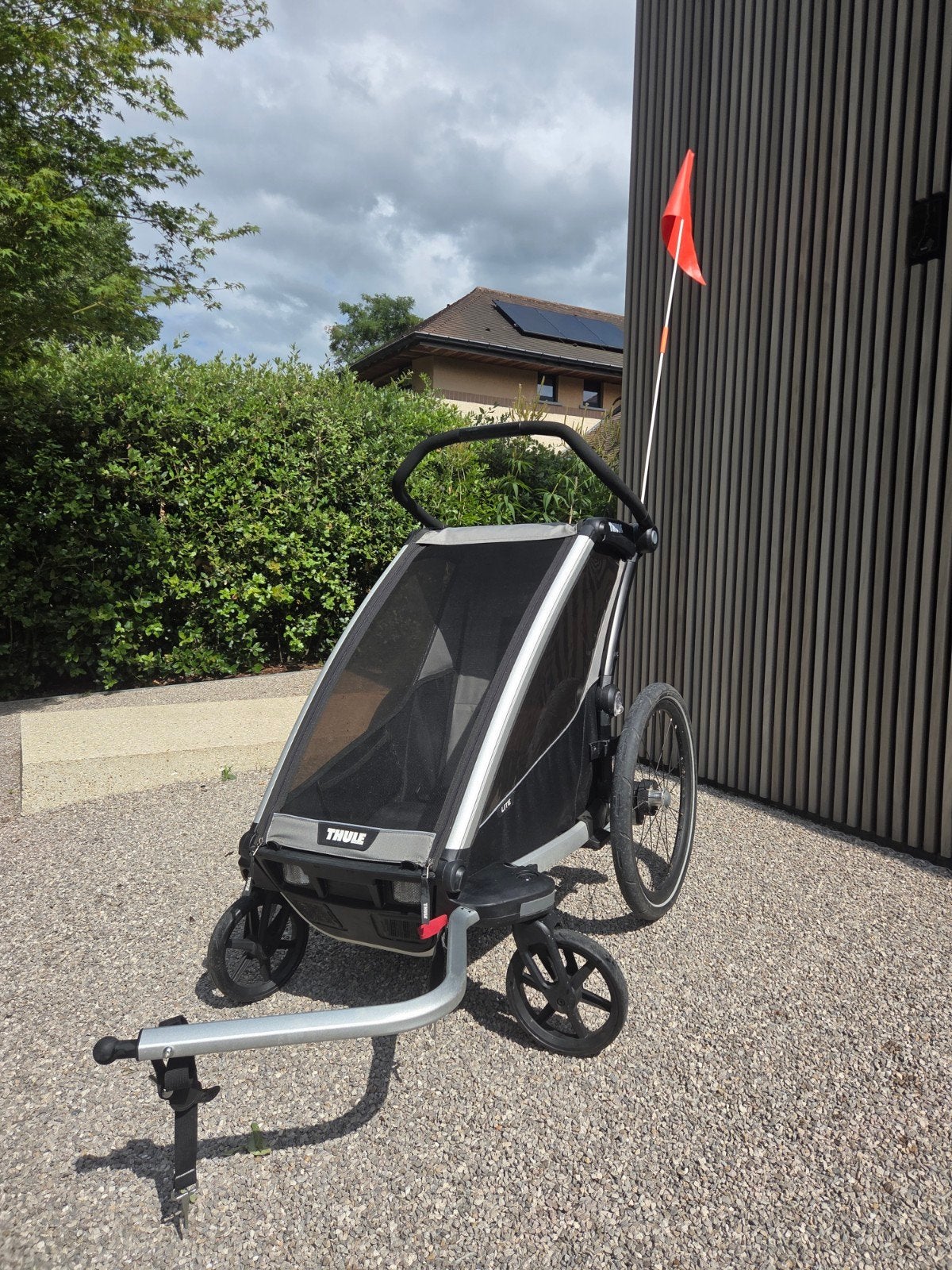 Thule Chariot Lite 1 fietskar perfecte staat, 20 à 40 kg, Comme neuf, Enlèvement, Suspension