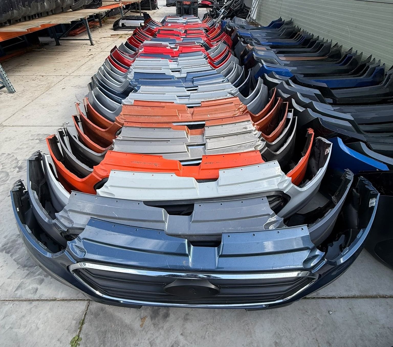 Ford Transit Custom 18+ Voorbumper Leverbaar Diverse Kleuren, Voor, Info@ford.com, Nieuw, Ford