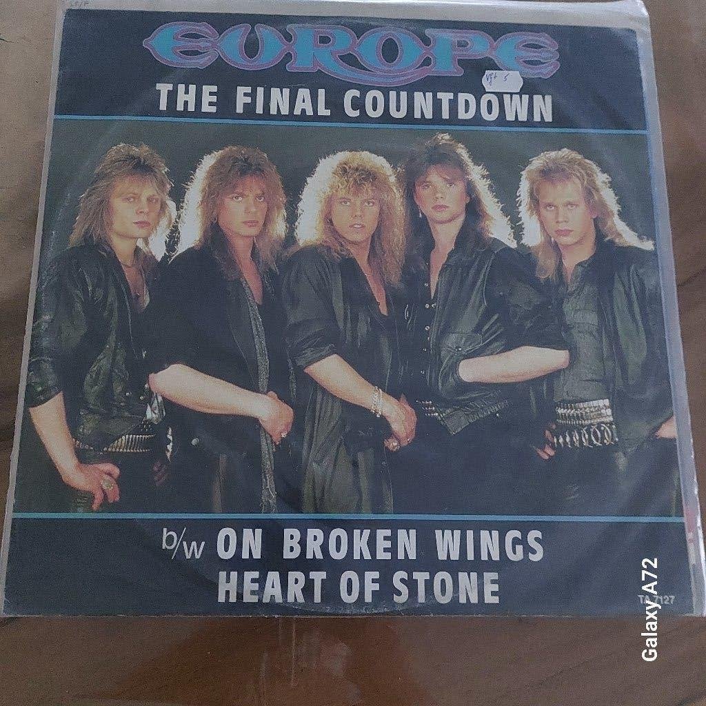 europe the final countdown 12 inch maxi, CD & DVD, 12 pouces, Enlèvement ou Envoi, Utilisé, Rock et Metal