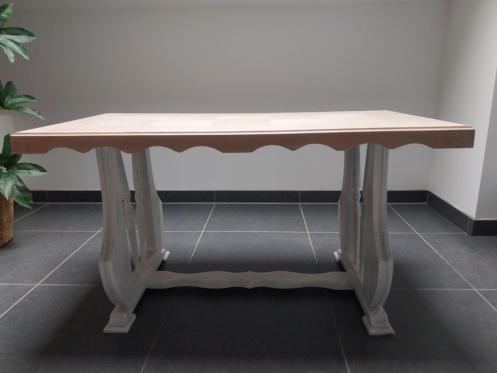 Houten retro salontafel, Ophalen, Gebruikt