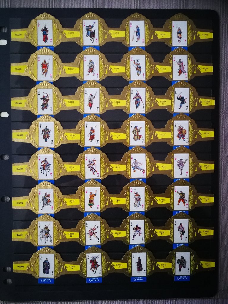 Set van 108 sigarenbanden, Ophalen of Verzenden, Zo goed als nieuw, Sigarenbandjes