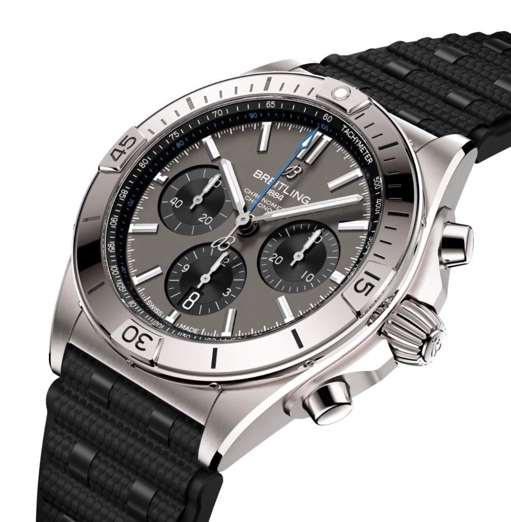 Breitling Chronomat B01 42mm Titanium Nieuw, Handtassen en Accessoires, Horloges | Heren, Ophalen, Overige materialen, Breitling