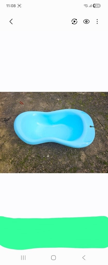Baignoire bébé, Enfants & Bébés, Enlèvement, Comme neuf, Baignoire
