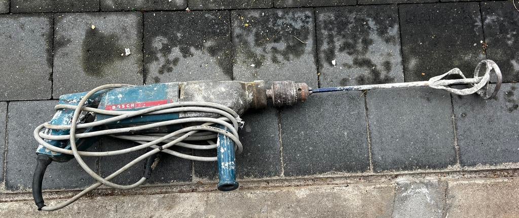 Ancienne grosse foreuse bosch bleu, Bricolage & Construction, Outillage | Foreuses, Enlèvement, Utilisé, 400 à 600 watts, Perceuse