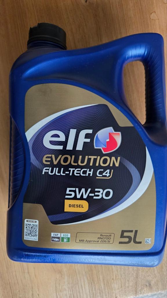 Huile moteur Elf Évolution Full Tech C4 5W30, Enlèvement, Renault
