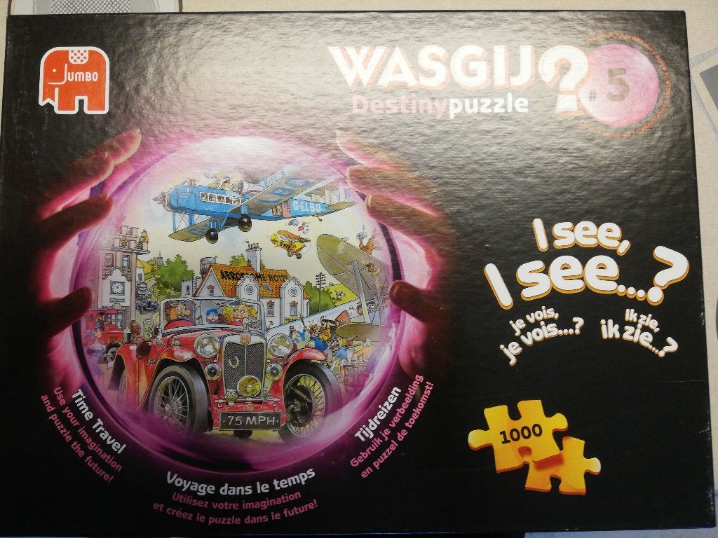 puzzel was gij 1000 stuks, Ophalen, 500 t/m 1500 stukjes, Gebruikt