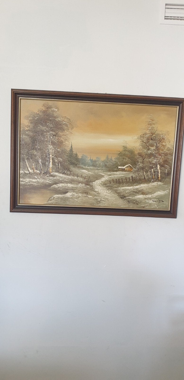 Schilderij Geschilderd op canvas, Antiek en Kunst, Kunst | Tekeningen en Fotografie, Ophalen, Schilderij