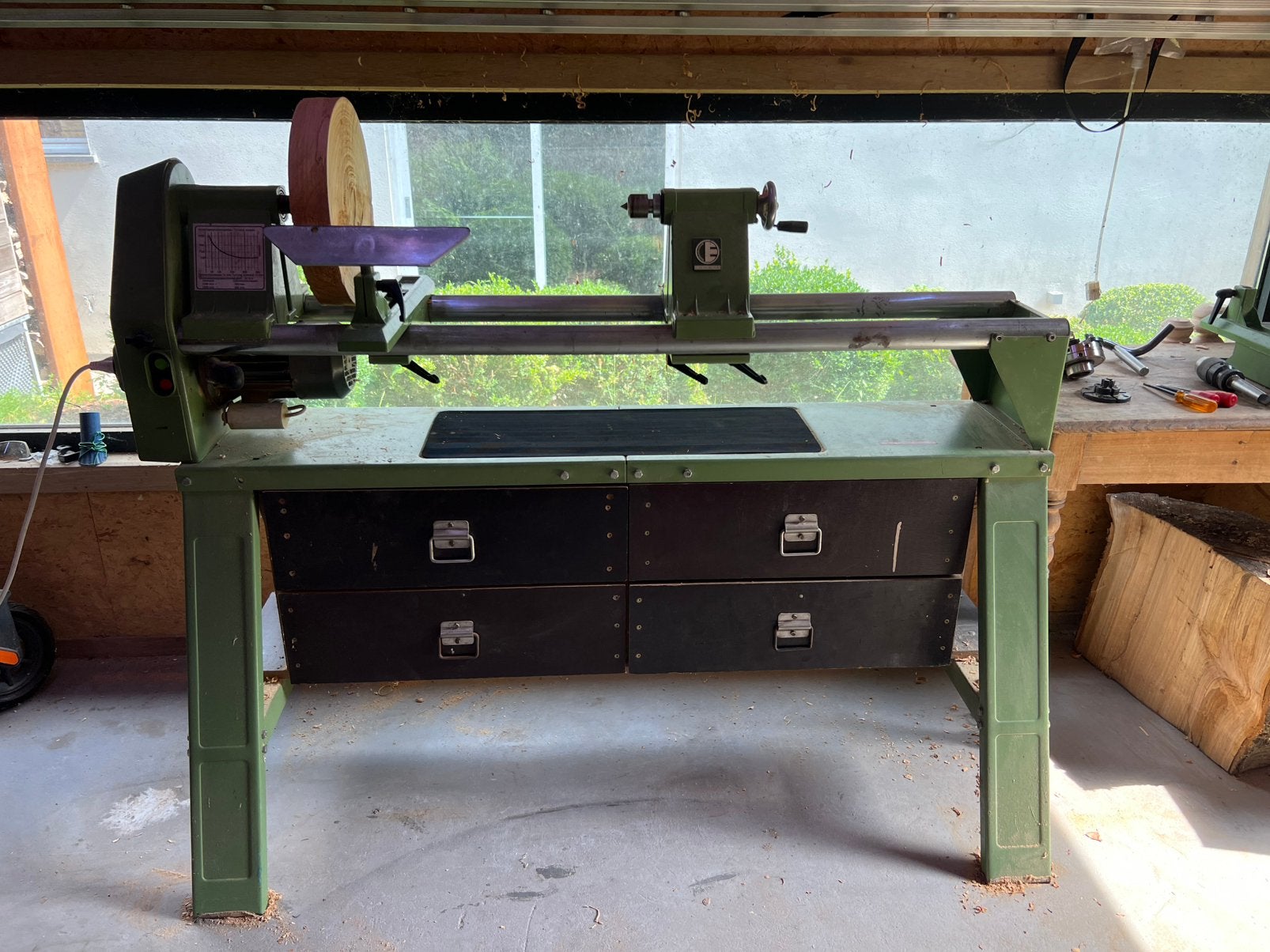 Tour à bois Elektra Beckum HDM 1000 avec accessoires, Bricolage & Construction, Enlèvement, Utilisé