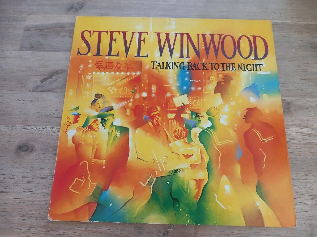 Vinyl LP Steve Winwood Talking back Synth Pop Rock 80s, Ophalen of Verzenden, 12 inch