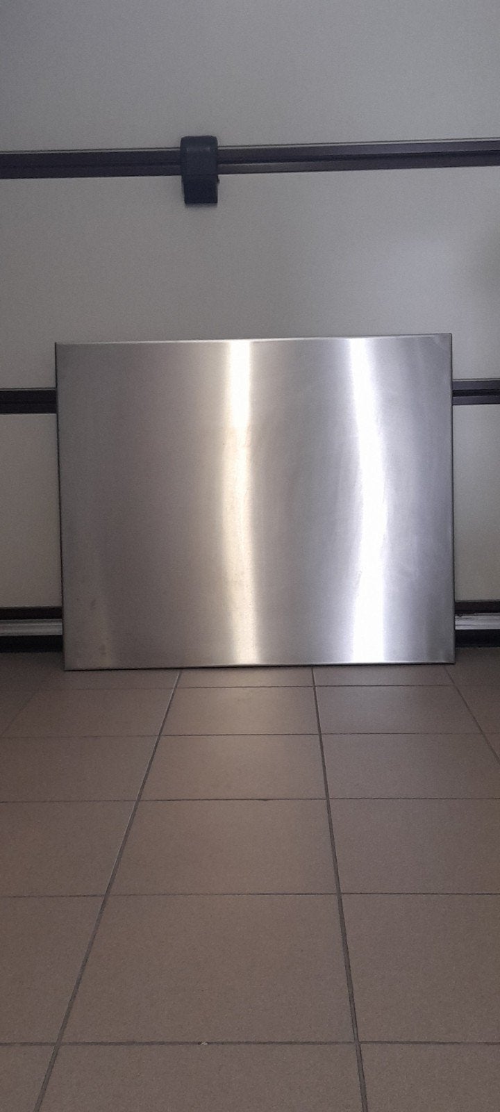 Spatwand keuken inox Br90 xH75, Ophalen, Gebruikt, 50 tot 100 cm, Minder dan 25 cm