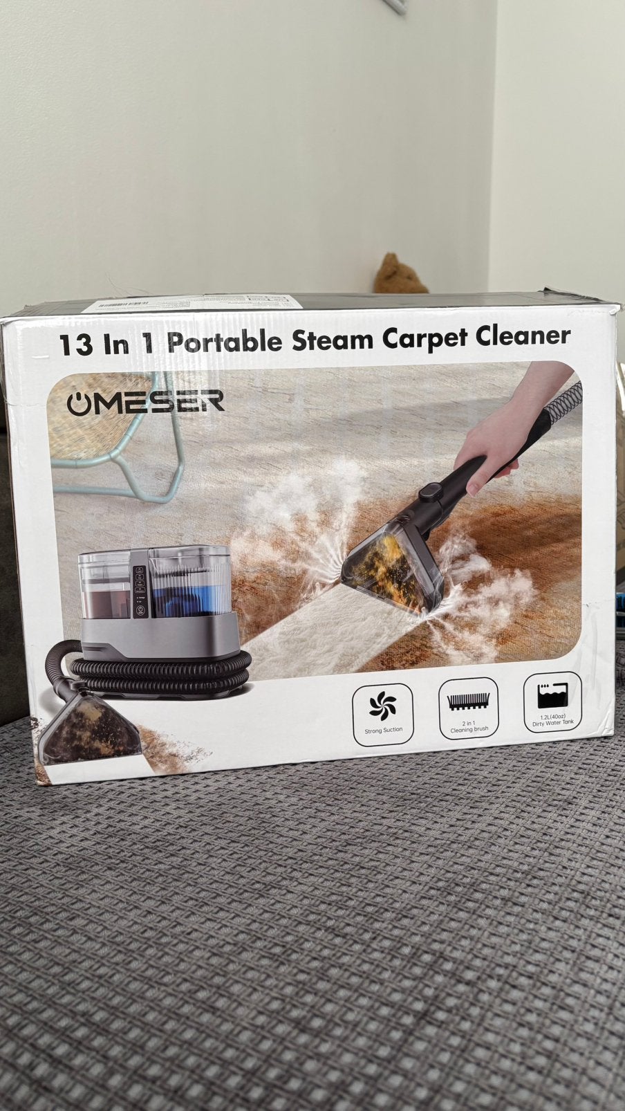 Nettoyeur à vapeur portatif 13 en 1 pour tapis, Electroménager, Enlèvement, Comme neuf