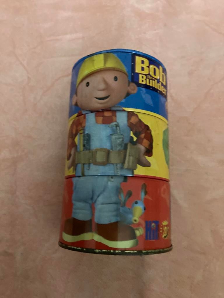 Bob de Bouwer, draaiblik, Ophalen, Zo goed als nieuw, Gebruiksvoorwerp