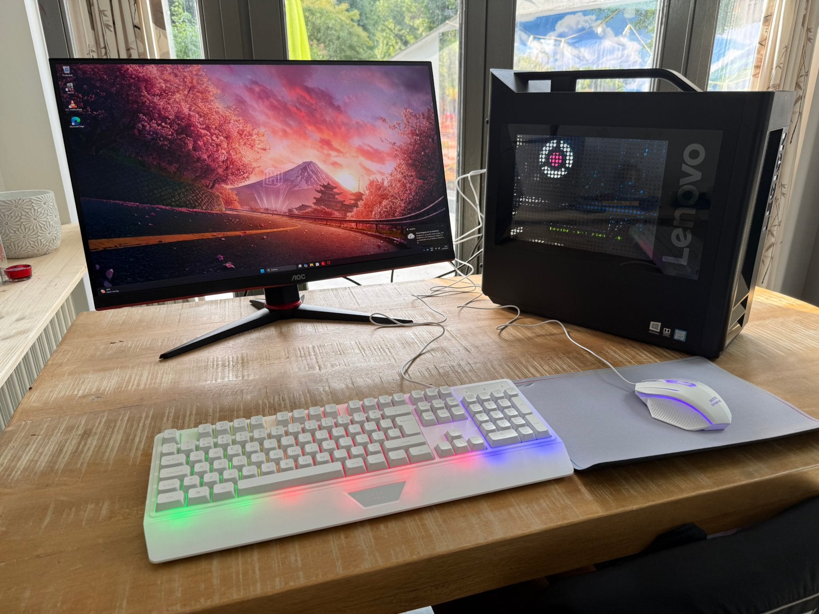 Complete game pc Lenovo startklaar intel i9 met 27” qhd 165, Informatique & Logiciels, Enlèvement, Gaming, HDD