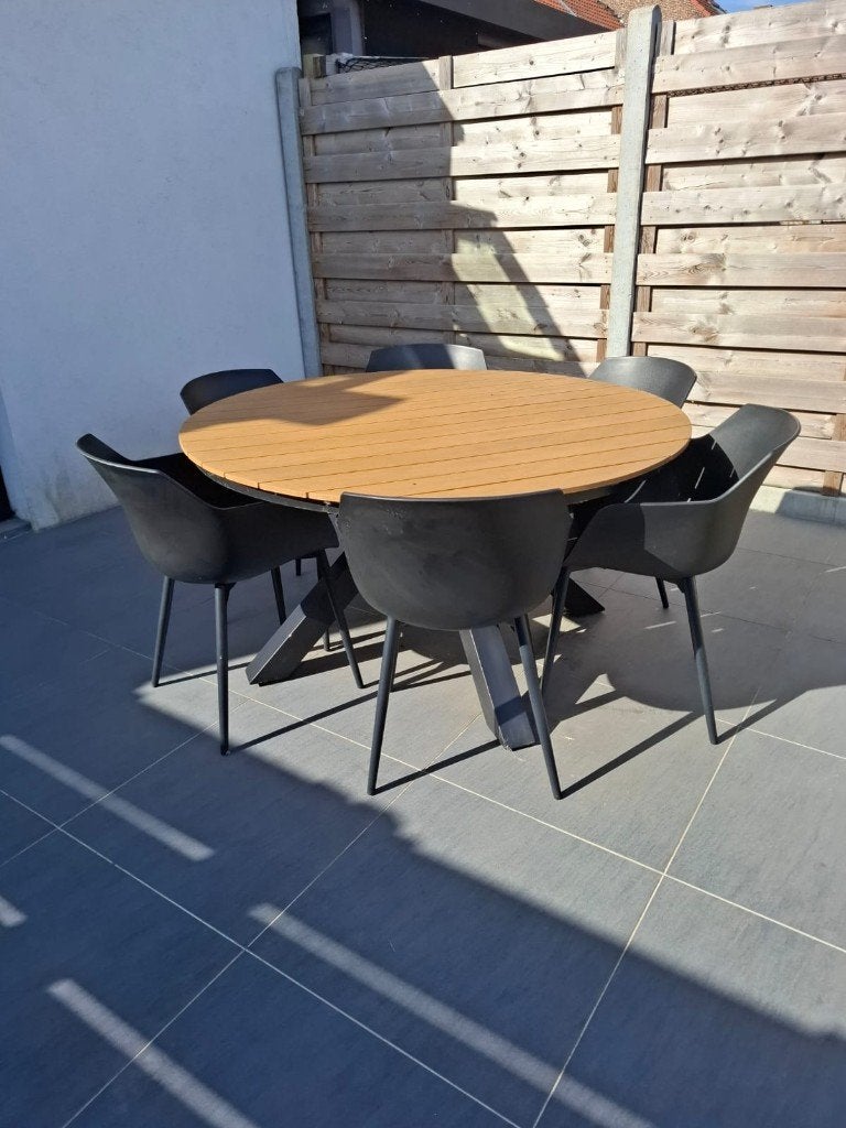 Tuinset Tora Vinci – Zo goed als nieuw! (STG, Dendermonde), Table à dinner, Salons de jardin, Aluminium, Comme neuf