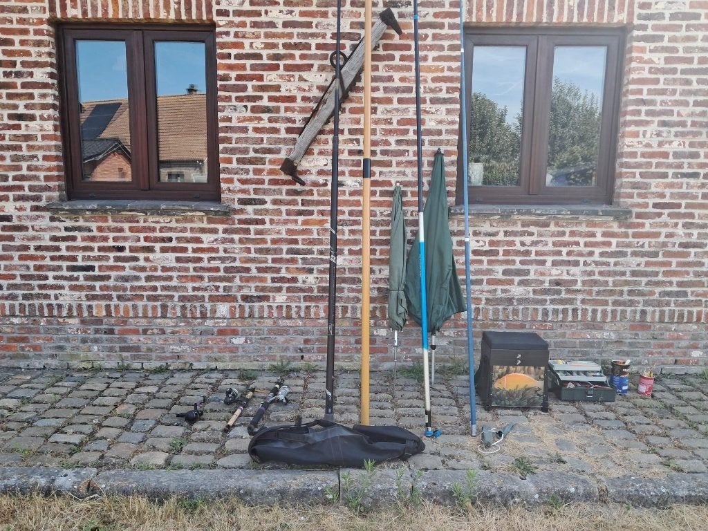 Lot vismateriaal, Watersport en Boten, Hengelsport | Algemeen, Ophalen
