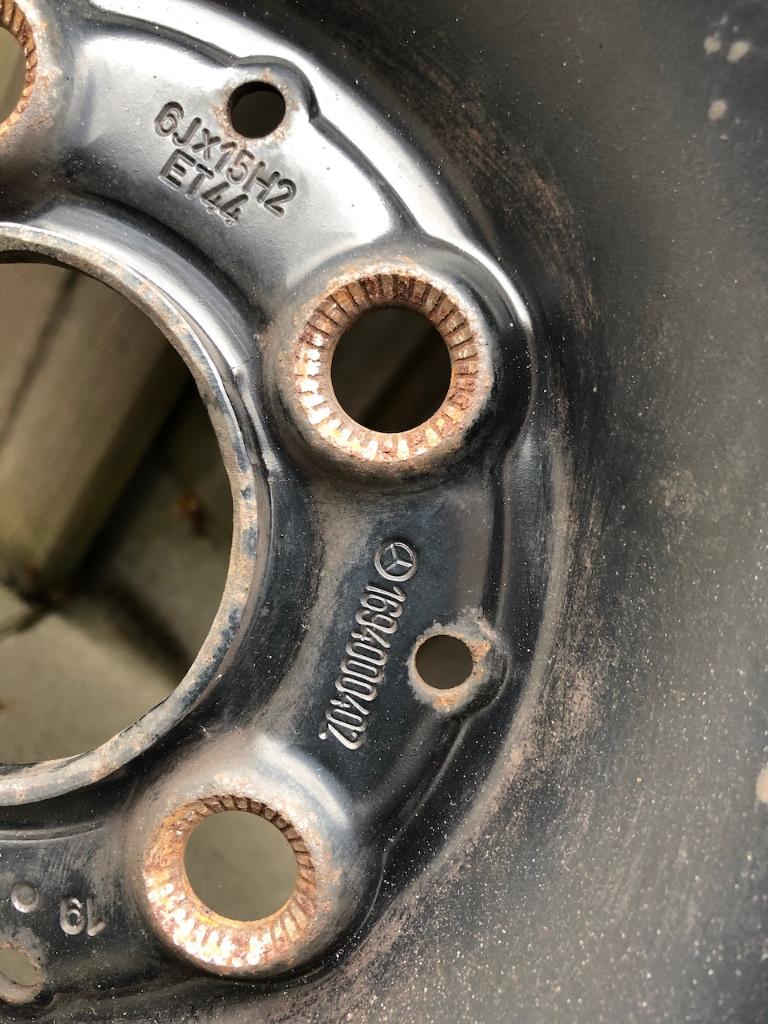 Mercedes velgen, Auto-onderdelen, Banden en Velgen, Banden en Velgen, 15 inch, 185 mm, Personenwagen, Gereviseerd, Ophalen