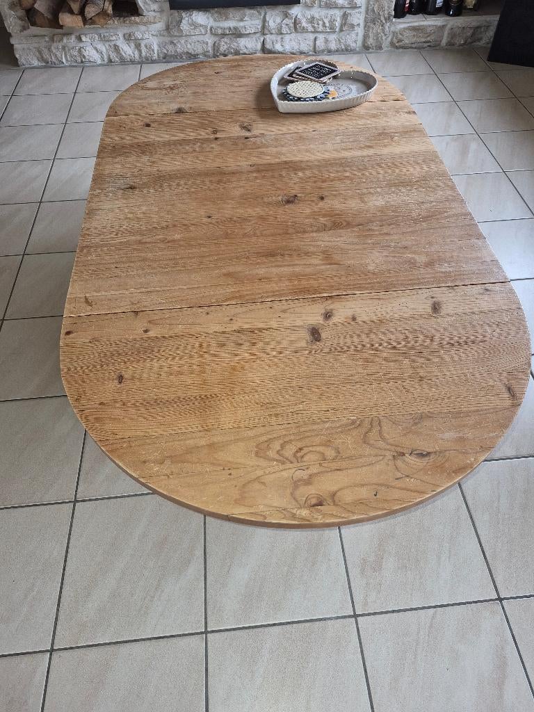 Table de sslon en pin, Maison & Meubles, Tables | Tables de salon, 100 à 150 cm, Moins de 50 cm, Enlèvement, Utilisé