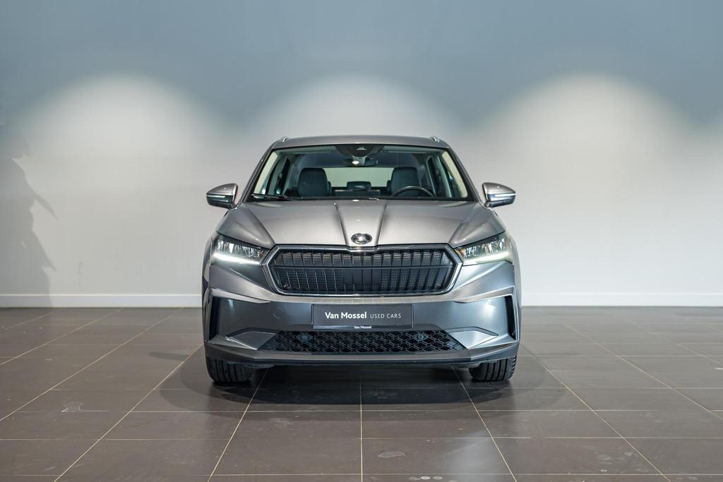 Skoda Enyaq iV 80 NAVI+LEDER+AUTO AIRCO+20 INCH, Autos, Argent ou Gris, Achat, Euro 6, https://public.car-pass.be/vhr/080e2d5c-dcd7-4566-8bb4-00c2ddcfe55d