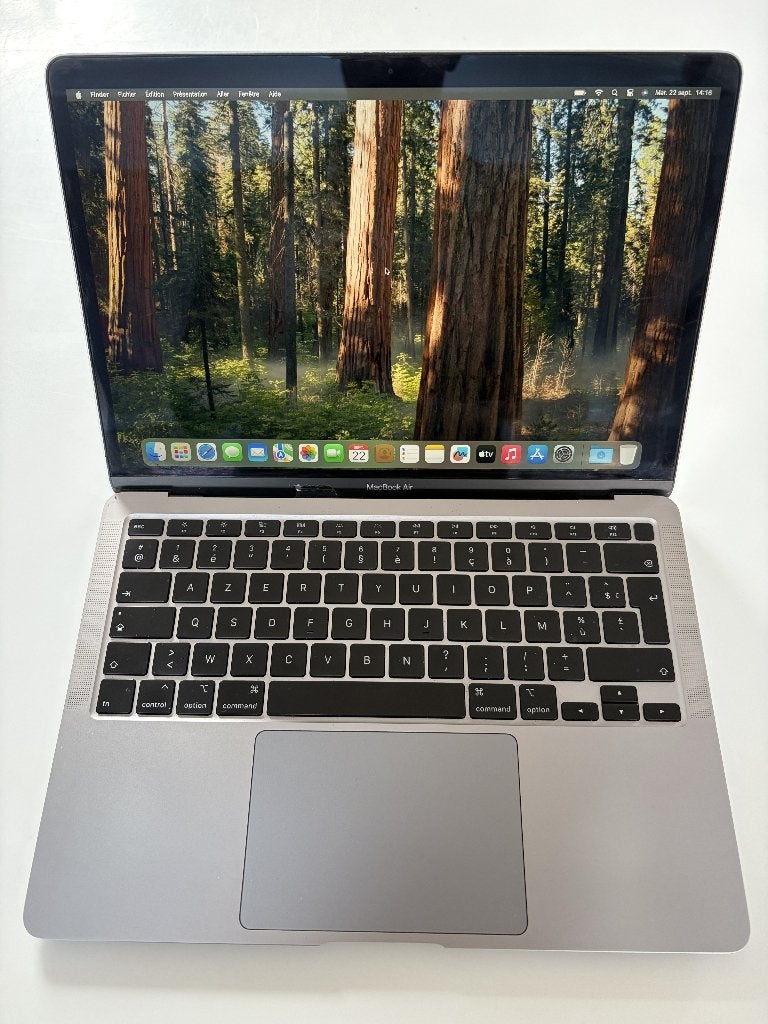 Apple MacBook Air 13" 2020 – Intel i5 – 8 Go – SSD 512 Go, Informatique & Logiciels, 512 GB, Moins de 2 Ghz, Utilisé, Azerty