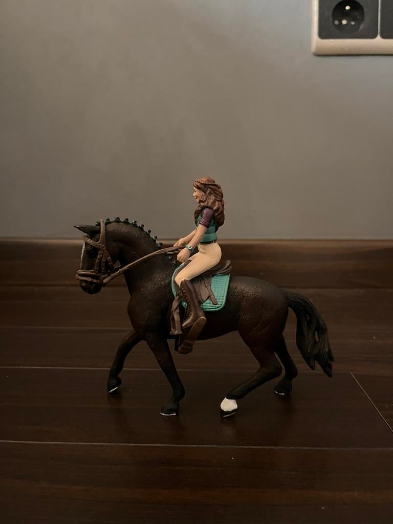 Schleich lisa met paard storm, Ophalen, Zo goed als nieuw