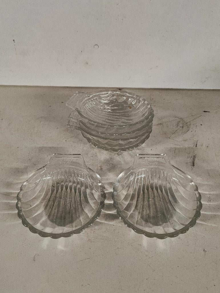 Vintage Pyrex schelp schaaltjes - France, Antiek en Kunst, Ophalen of Verzenden