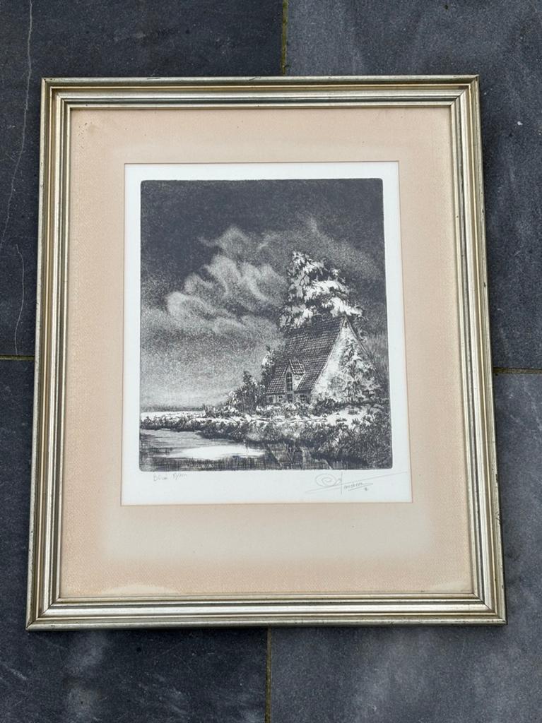 Ets van de Belgische kunstenaar Antoon Torrekens (1951)., Ophalen of Verzenden
