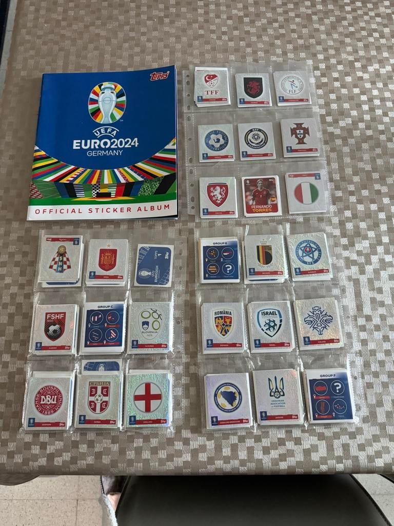 Panini UEFA Euro 2024 Germany, Verzamelen, Ophalen of Verzenden, Zo goed als nieuw, Poster, Plaatje of Sticker