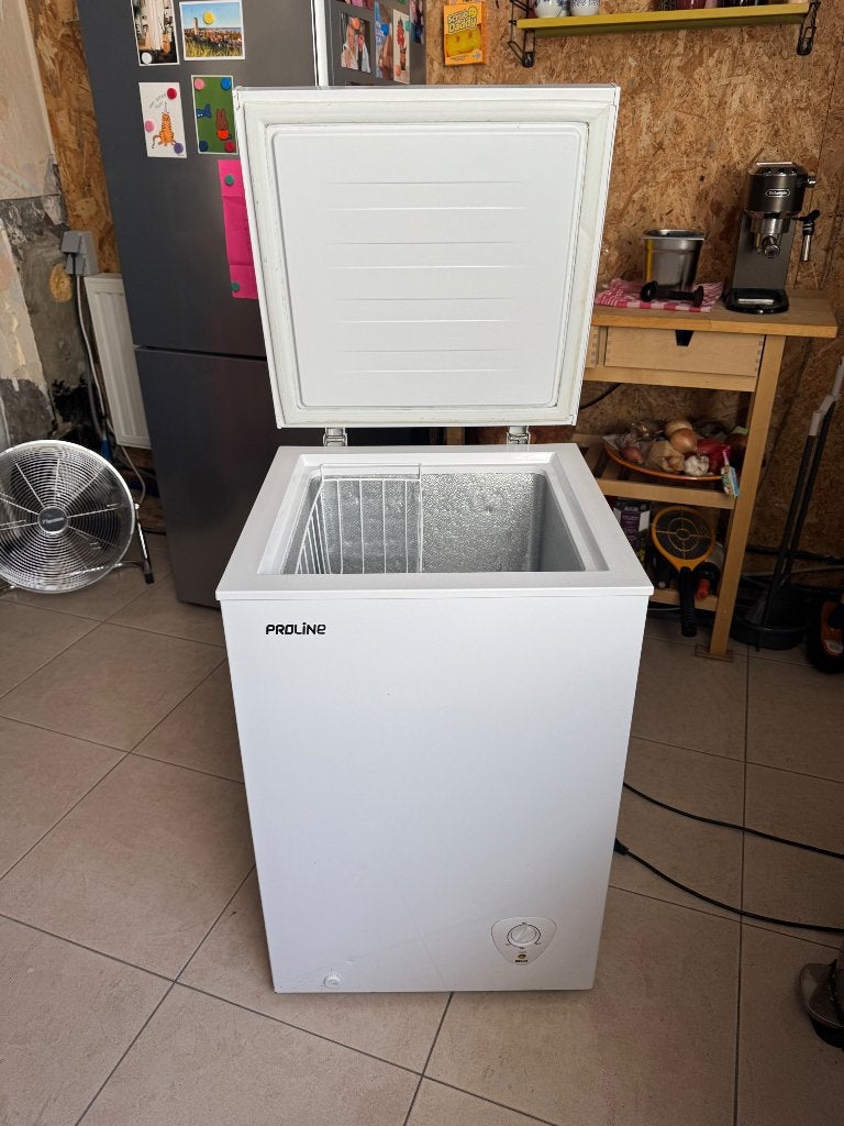 Vriezer proline, Elektronische apparatuur, Vriezers en Diepvrieskisten, Gebruikt, Minder dan 85 cm, Minder dan 60 cm, Vrijstaand