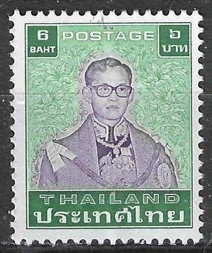 Thaïlande 1983 - Yvert 1046 - Roi Rama IX - 6 b. (ST), Envoi, Affranchi