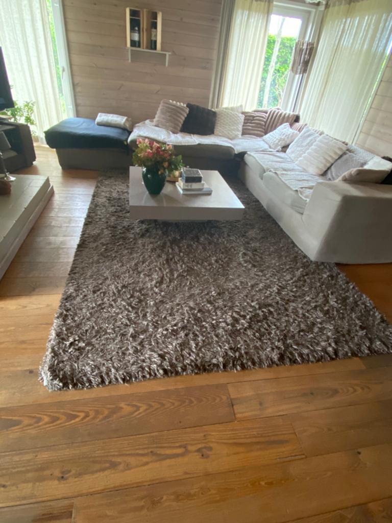 Tapijt, Huis en Inrichting, Ophalen, Gebruikt, Bruin, 200 cm of meer