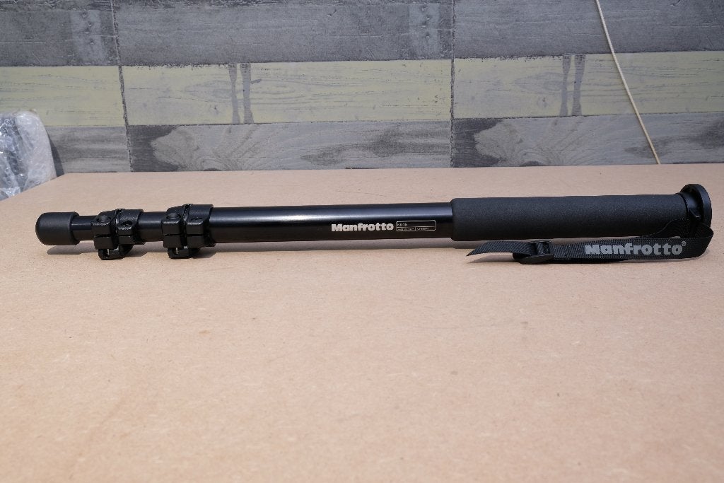 trépied manfrotto 681B, TV, Hi-fi & Vidéo, Enlèvement ou Envoi, 150 à 175 cm, Trépied, Manfrotto