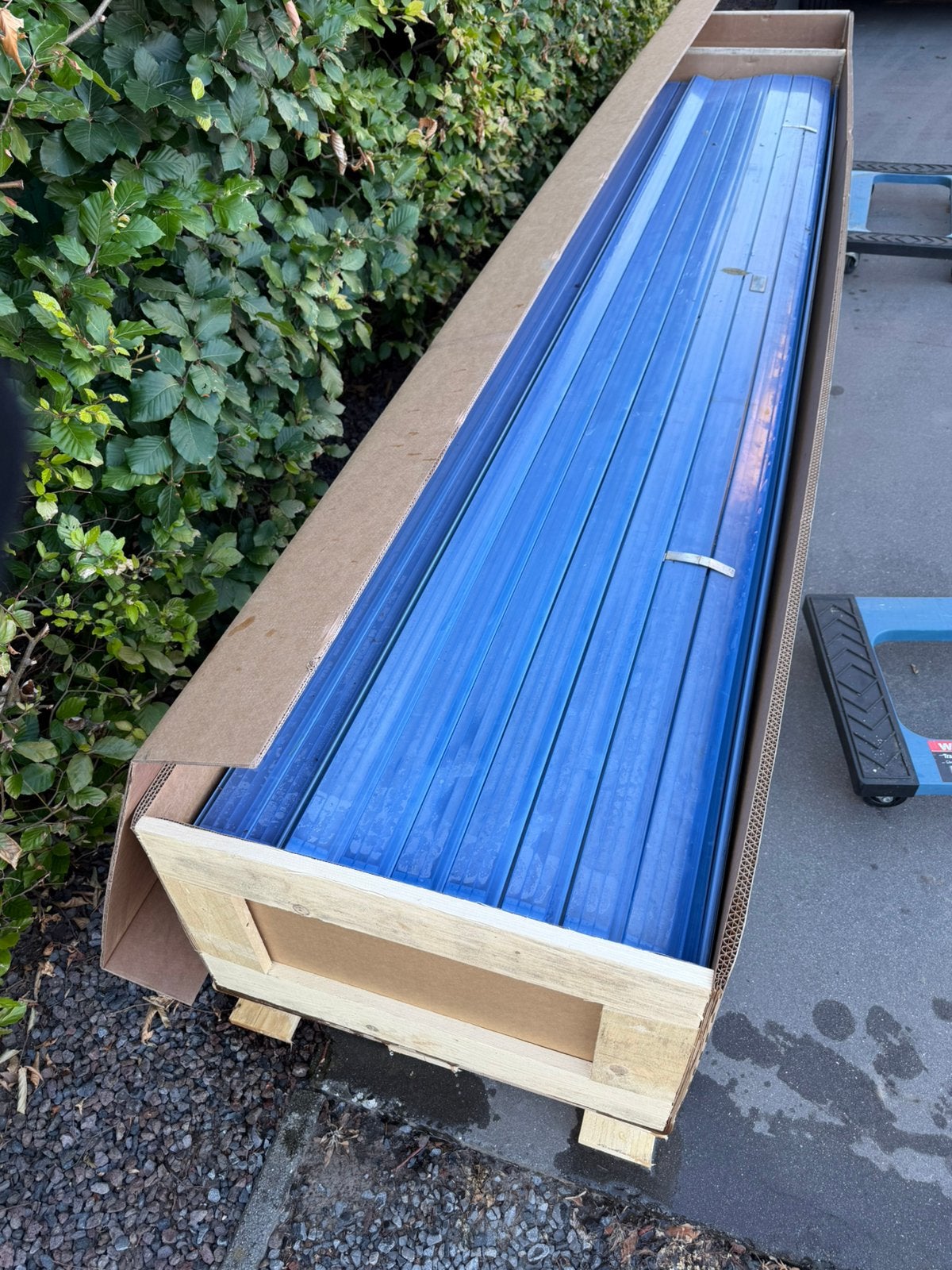 Rolluik zwembad, Ophalen, Gebruikt, 300 cm of meer, Rechthoekig