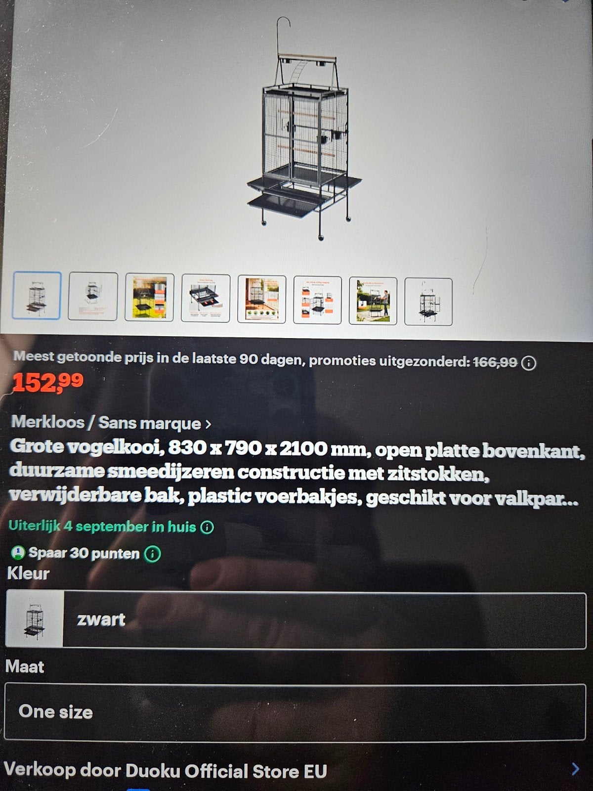 papegaai kooi, Ophalen, Nieuw, Aluminium, Vogelkooi