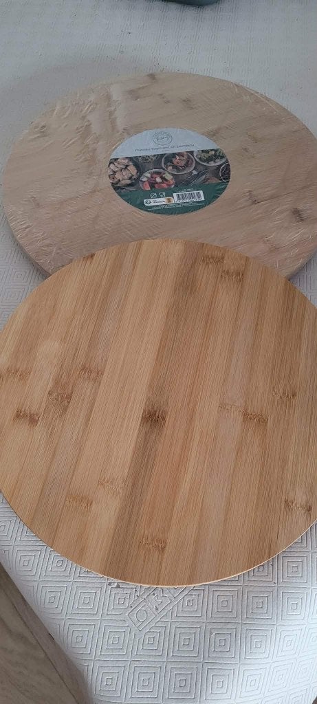 2 plateaux tournants en bambou, Neuf, Plateau, Enlèvement, Bois