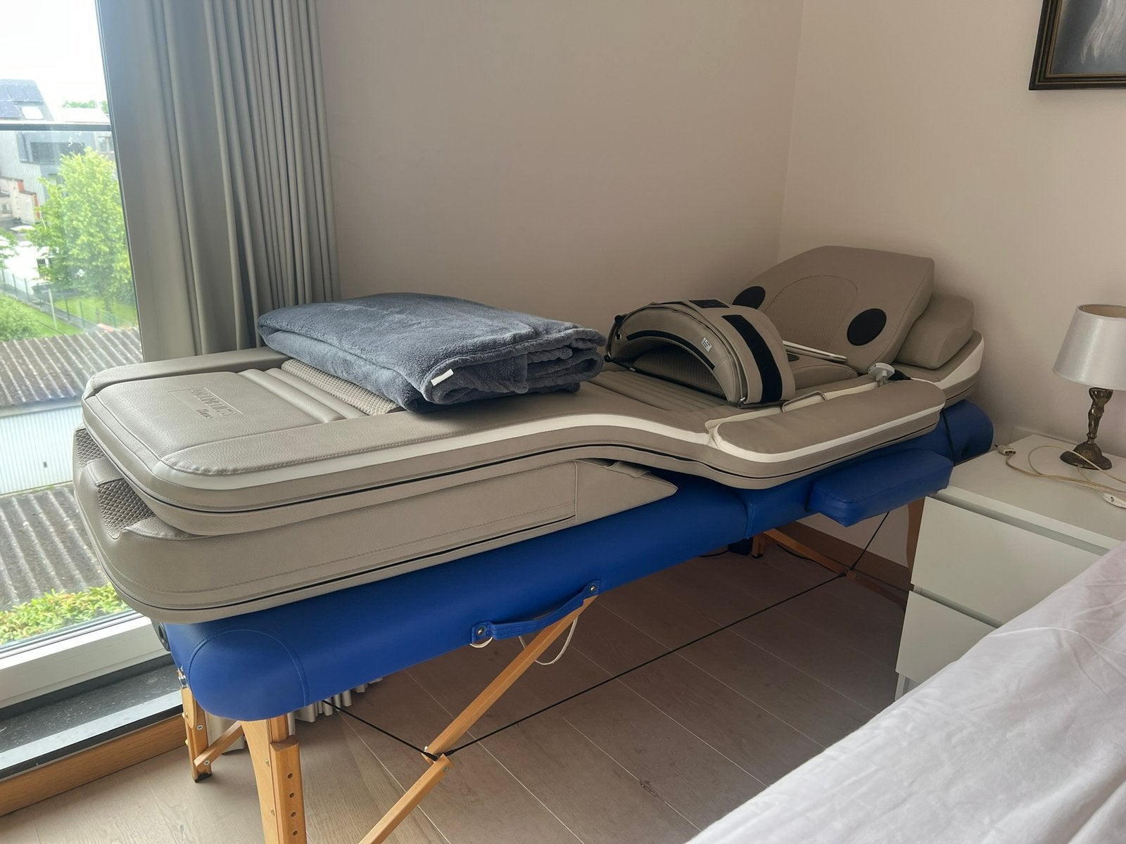 Andumedic 3 massagetafel met accessoires, Sport en Fitness, Ophalen, Zo goed als nieuw, Massagetafel