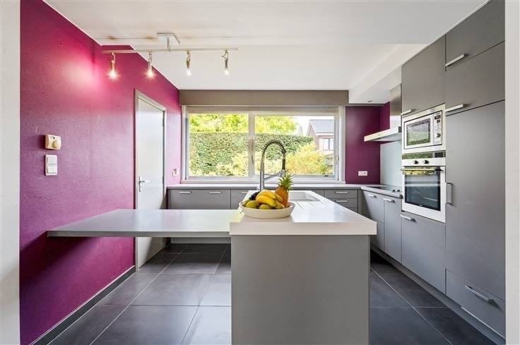 Keuken met toestellen, Huis en Inrichting, Ophalen, Gebruikt, Dubbelwandige keuken, Kunststof